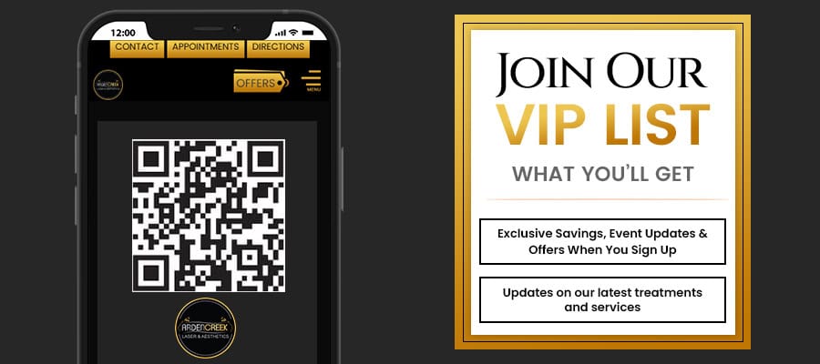 Join Arden Creek Laser & Aesthetics VIP List Join Arden Creek Laser & Aesthetics VIP List